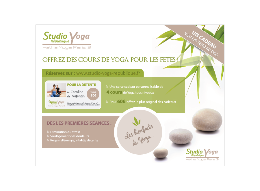 Flyer Studio Yoga République recto